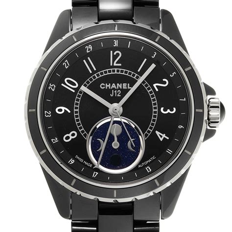 chanel j12 38mm ブラックセラミック ファーズドゥリュヌ 買取|CHANEL シャネル J12 ファーズドゥリュヌ H3406 38mm .